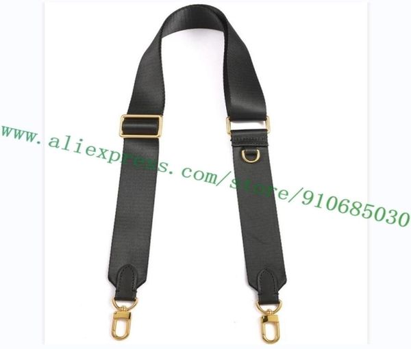 

bag parts accessories adjustable smooth fabric strap for multi pochette lady handbag women bumbag belt 8 colors option1855746, Black