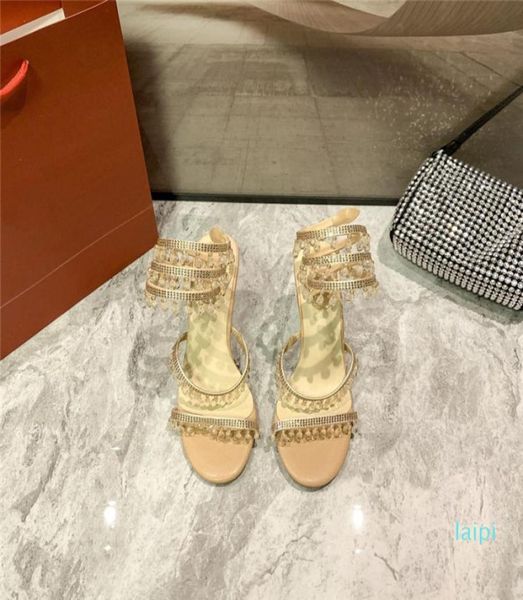 

designer women high heels small pendant highheeled sandals leisure shopping two color choose9270686, Black