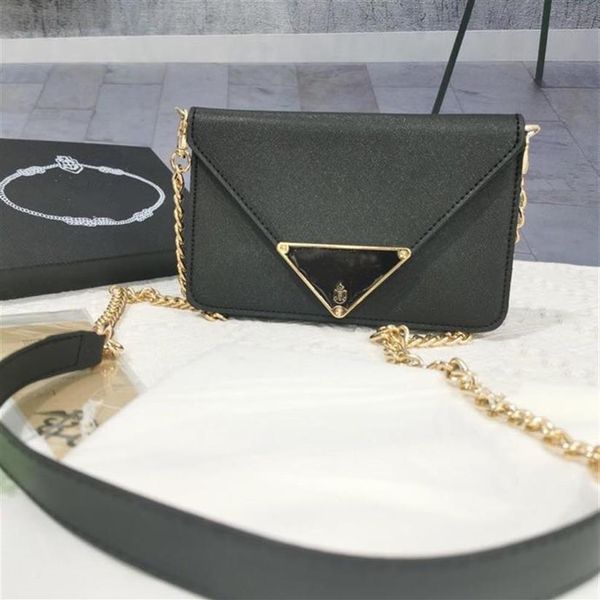 

fashion women chain messenger bag luxury good crossbody designers shoulder bags quality designer purses ladies handbag black white327f