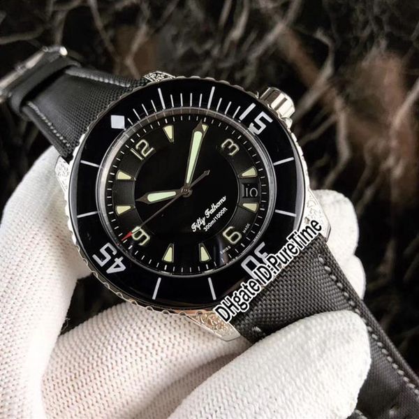 

new fifty fathoms 50 fathoms 5015-1130-52 tattoos carved steel case black dial date japan miyota 8215 automatic movement mens watc271p, Slivery;brown