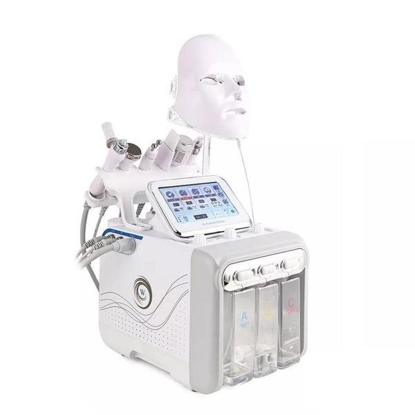 

7 in 1 hydrogen oxygen small bubble facial machine jet peel hydrafacial pon hydra dermabrasion rf bio-lifting hydrolifting2374