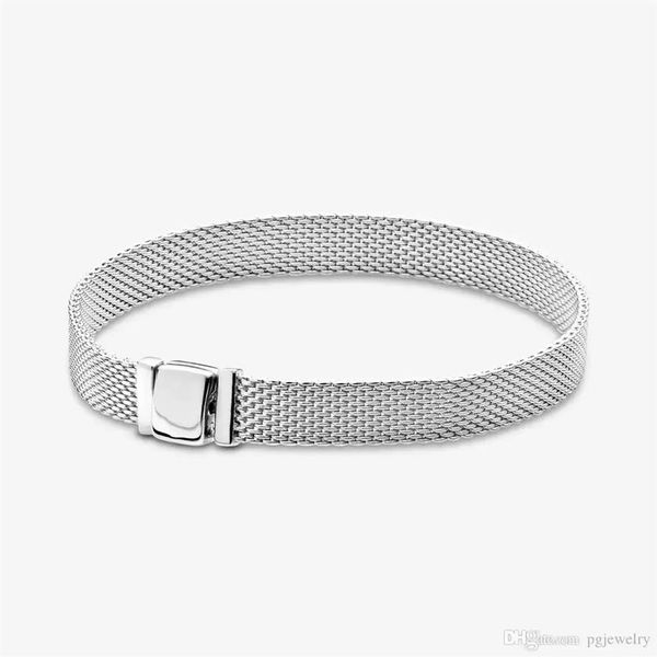 

designer jewelry 925 silver bracelet charm bead fit pandora reflexions mesh bracelet fit authentic slide bracelets beads european 306u, Golden;silver