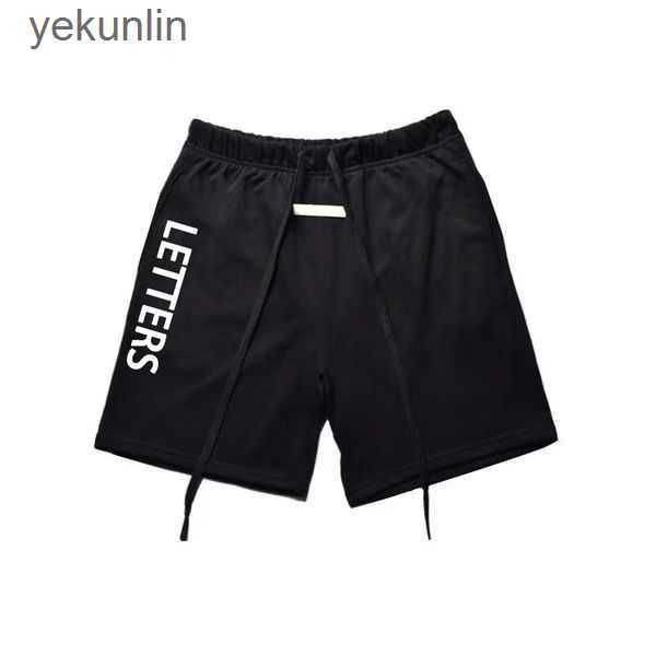 

essentail short designer mens shorts essentail shorts clothing apparel essen short cotton sports fashion letter street style tide knee lengt, White;black