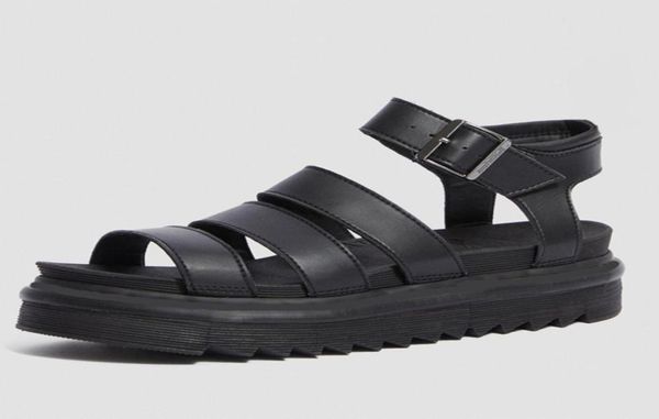 

designer gladiator sandals women black summer platform shoes comfortable genuine leather buckle luxury martins sandal size 35408071211