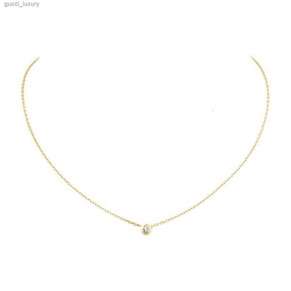 

designer jewelry diamants legers pendant necklaces diamond d'amour love necklace for women girls collier bijoux femme brand jewelry, Silver