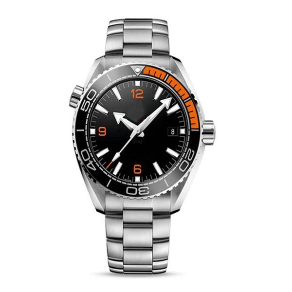 

sell classic man watch stainless steel band automatic watches male clock fashion business new wristwatches om04-2276w, Slivery;brown