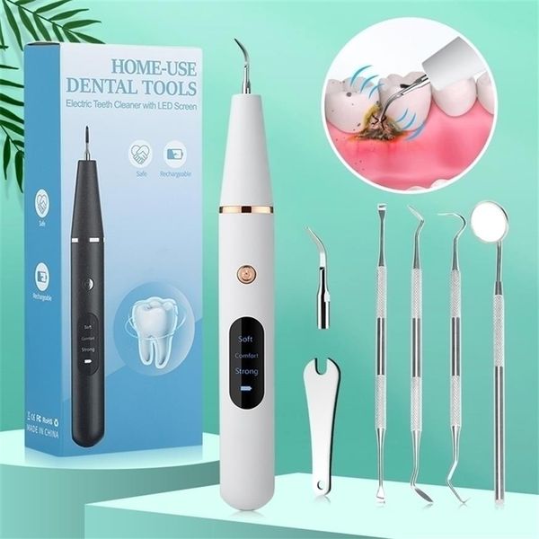 

other oral hygiene electric ultrasonic irrigator dental calculus tartar remover tooth stain cleaner led teeth whitening cleaning t256j