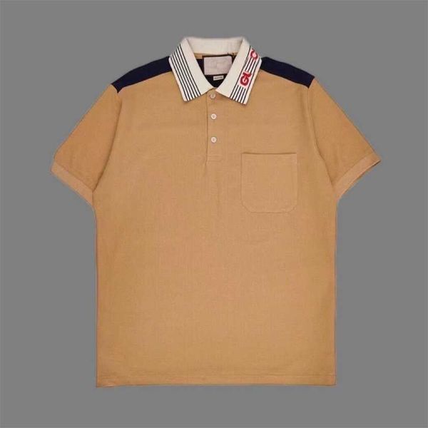 

26% off ceiling level paris short sleeved loose casual t- men's gujia polo shirt, White;black