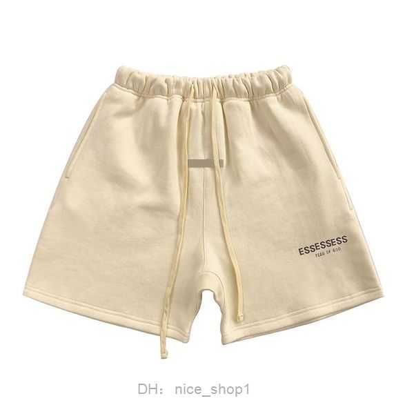 

men's shorts mens womens designer essentail clothing apparel essen cotton sports fashion short street style tide knee length essent 6 i, White;black