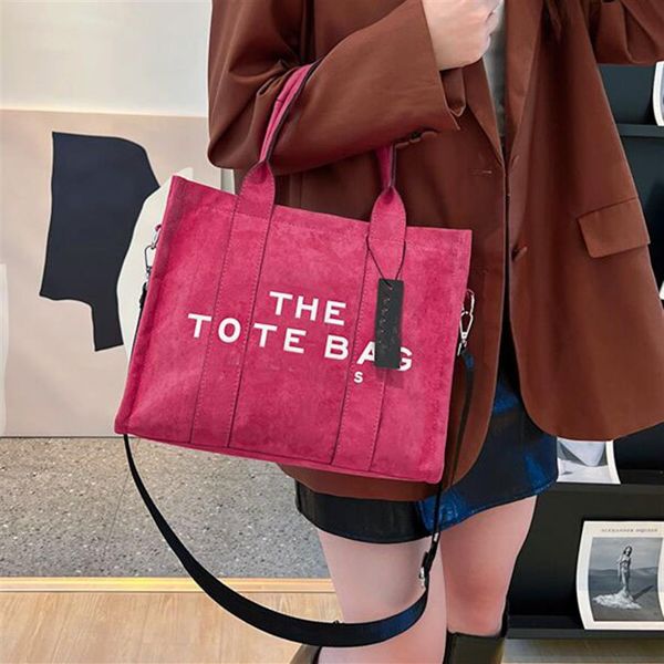 

marc jocobs women tote shoulder bags crossbody bag luxury large capacity soft pu leather purse fashion designer girl handbags shop257c