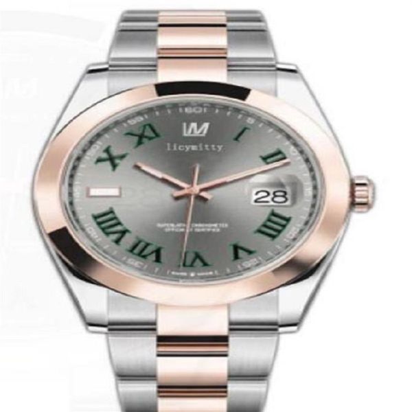 

automatic movement watch datejust sapphire crystal sweeping 2813 wristwatch folding buckle watches stainless steel original clasp219y, Slivery;brown