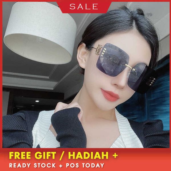 

luxury designer brand sunglasses uv400 23 year luo yijia's new fashion square sunglass star sunglass lw40050u sun glasses for women, White;black