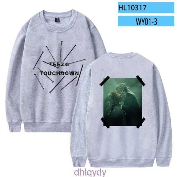 

touchdown men's hoodies wawni teezo sweatshirt casual pullover winter streetwear crewneck harajuku long sleeve fashion clothes for 1 9, Black