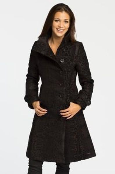 

raincoats embroidered white cotton overcoat coat, Black