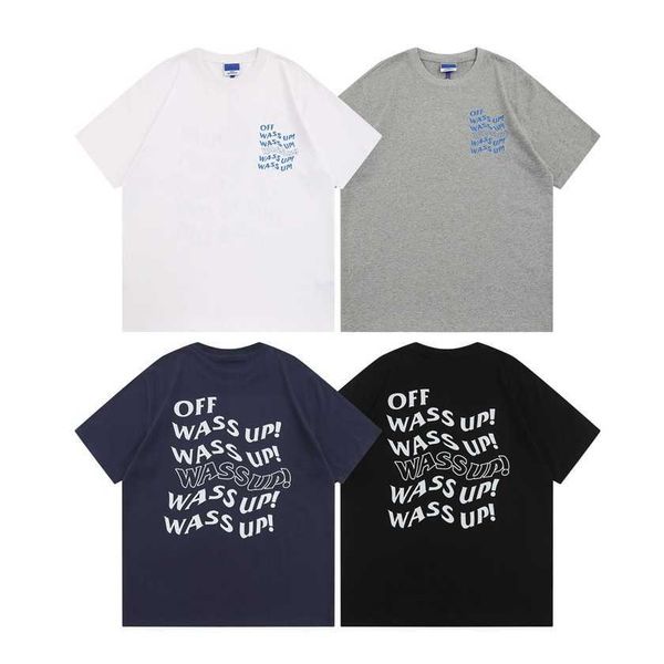 

26% off wassup china-chic hip hop letter printed short men's fashion loose half sleeve ins couple t-shirt, White;black
