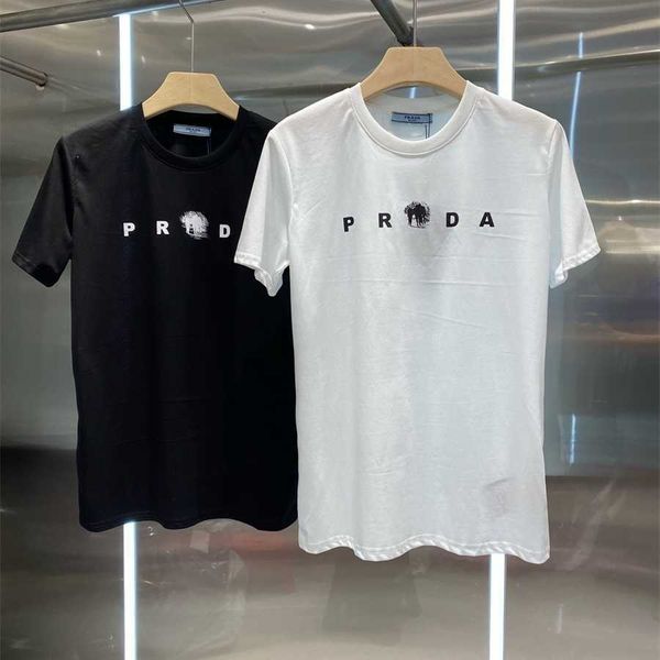 

36% off family spring/summer new casual simple front and back letter printing slim short sleeve t-shirt, White
