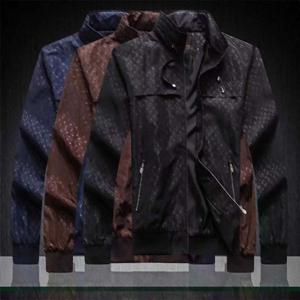 

mens jacket designer for men woman coat sports fashion jackets womens with long sleeve zipper windbreaker man clothing, Black;brown