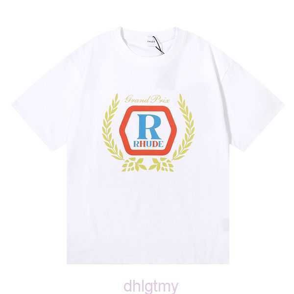 

t-shirts summer mens rhude short womens rhude designers for men us size tshirts clothing short sleeved tshirt large tees 6ba7, White;black