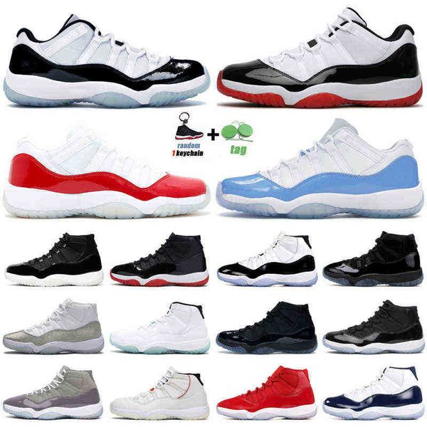 

11s basketball shoes concord 45 men women jumpman jubilee 25th anniversary bred legend blue prom night heiress mens trainers sport sneakers, White;red