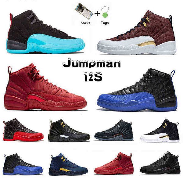 

jumpman 12 12s mens basketball shoes indigo blue flu international flight red blue royal twist bulls dark creame michigan master men women