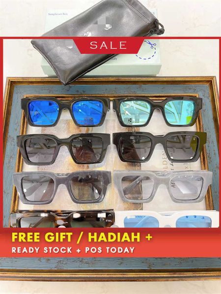 

luxury designer vintage sunglasses uv400 new fashion brand 50%off0 oeri012 square plate for men and women, White;black