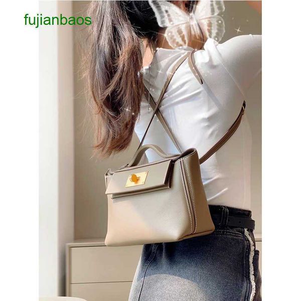 

hemres first layer cowhide women's bag handmade wax thread handbag 2424 dumpling single shoulder messenger bb45, Black