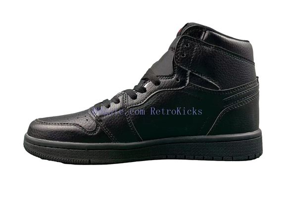 

wholesale 1s essentials black high shoes black red logo basketball sneakers