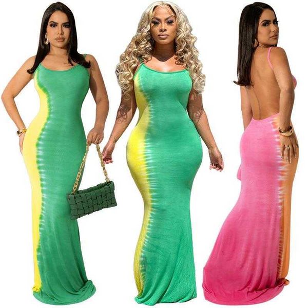 

22348 womens summer tie casual dresses dye lace up fashion tight large size dress, Black;gray