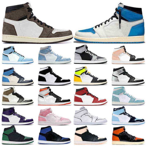 

1s men basketball shoes 1 university blue hyper royal dark mocha shadow 2.0 obsidian arctic ge court purple womens sneakers sports