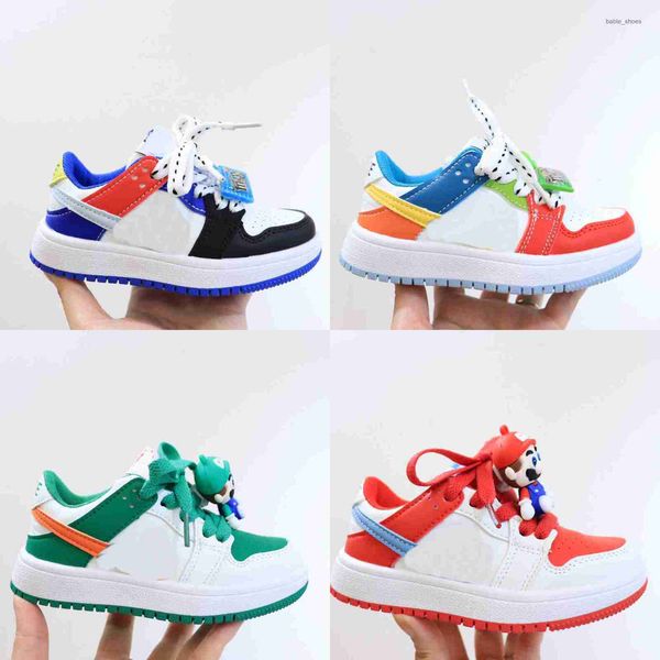 

toddler super marie baby kids boys sneakers for sale red blue orange basketball shoe store us10c-us3y, Black