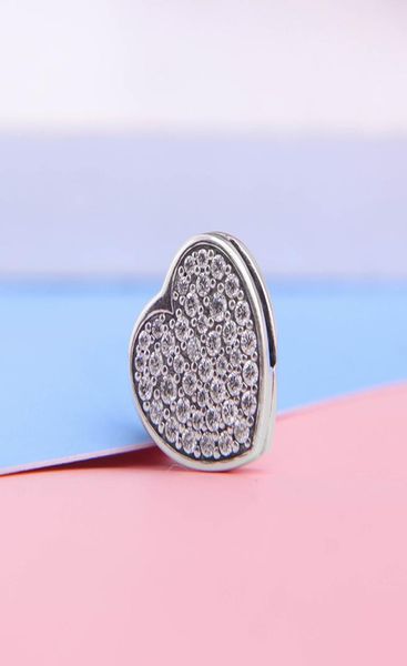 

2019 new s925 sterling silver with rose gold reflexions clip charm bead fit pandora jewelry diy reflexions bracelets necklaces pen2688254