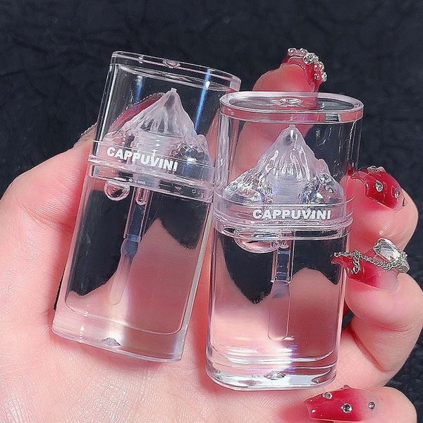 

Transparent Iceberg Water Lip Tint Stain Tinted Lip Gloss Glass Lips Oil Nutritious Moisturizing Makeup in Bulk, Mixed color