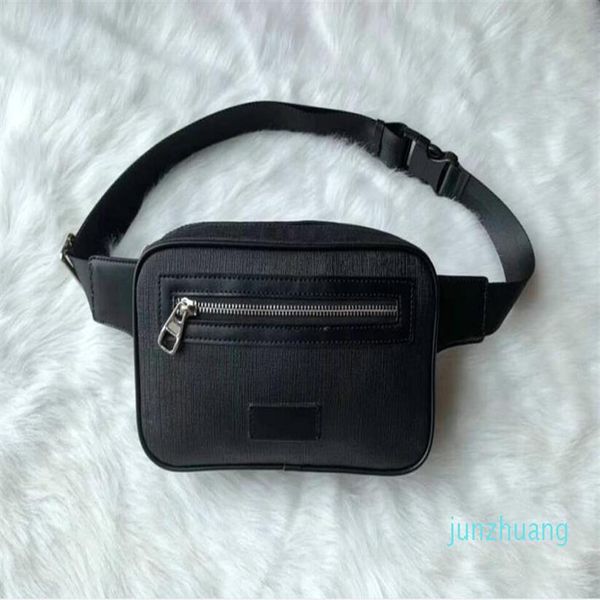 

designer- mens women bags leather sport fanny pack belly waist bum bag fitness running belt jogging pouch back grid329a