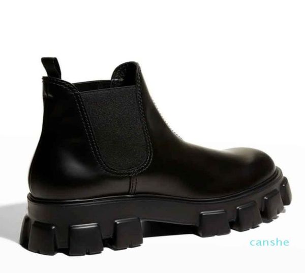 

women ankle boot monolith brushed leathers boots platform lug sole woman designer heeled shoes black leather outdoor shoes 35417814473