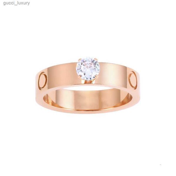 

designer titanium steel ring fashion jewelry man wedding promise rings for woman anniversary gift, Silver