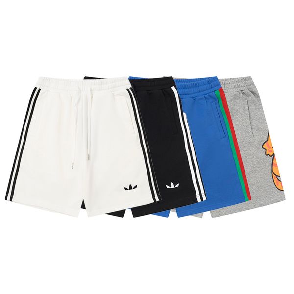 

men's summer shorts designer athletic shorts logo embroidered print runner's baggy casual sweatpants, White;black