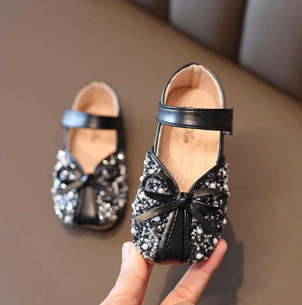 

brand sandals quality brand new fashion children princess dance shoes kids little girl ballerina flats casual single toddler4913806, Black