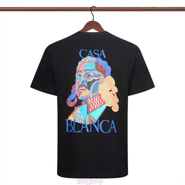 

shirt 2022 mens designers t man womens tshirt with letters print short sleeves summer shirts men loose tees casablanc asian size s-xxl 6qi9, White;black