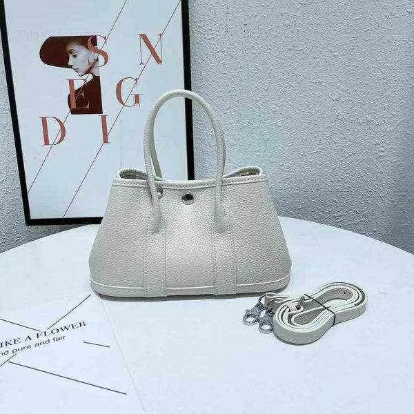 

designer herbag garden party evening 2023 spring new women's 20cm 25cm layer cow leather small garden portable messenger bag ab1c