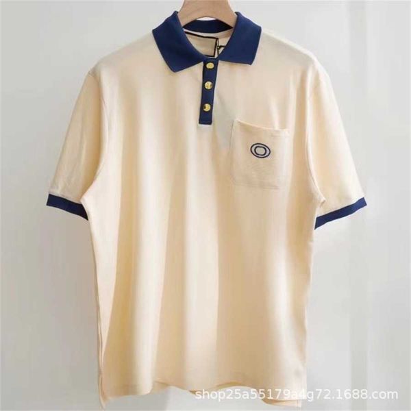 

36% off correct version of t-shirt star same style short sleeved small zhangzi polo shirt gujia clothes, White;black
