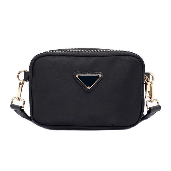 

18 12cm mini size lady's cosmetic bags three-sided zippers fashion nylon women shoulder bag oxford handbags & wallets277i