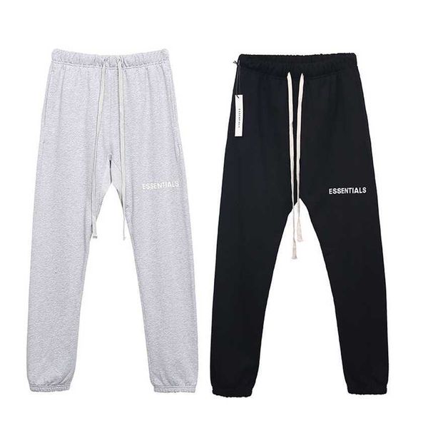 

fashion fog essentials double-line california limited trousers street casual sports pants, White;black