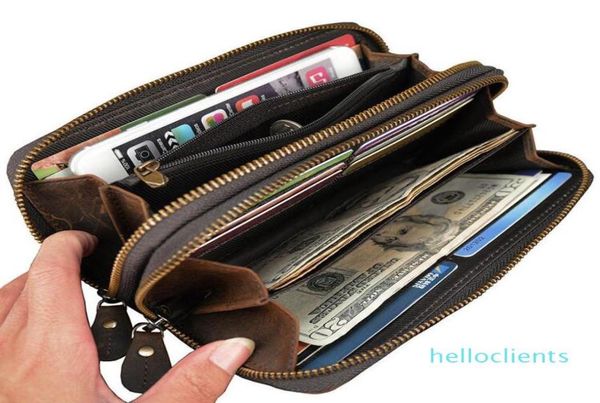 

whole 3 colors fashion double zipper designer men women leather wallet lady ladies long purse2559621, Red;black