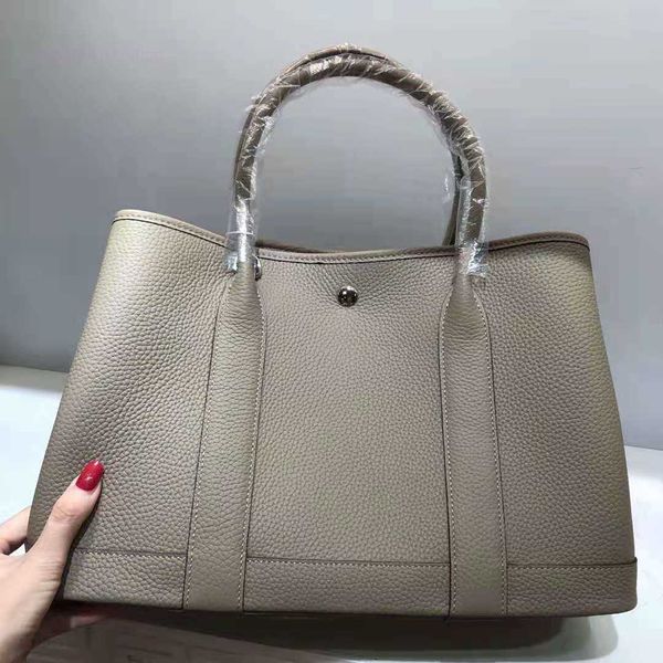 

designer herbag garden party evening women's layer cowhide litchi pattern fashion handheld one shoulder crossbody big bag xbdd