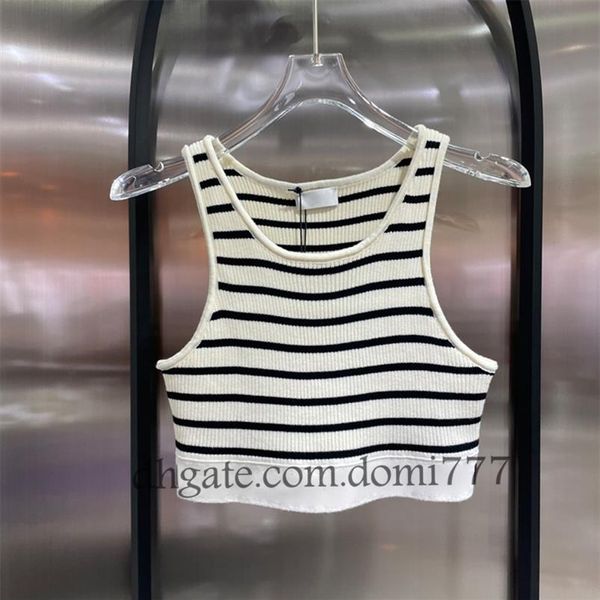 

fashion women's sleeveless vest t-shirt with letter logo fashion tank vests247u, Black