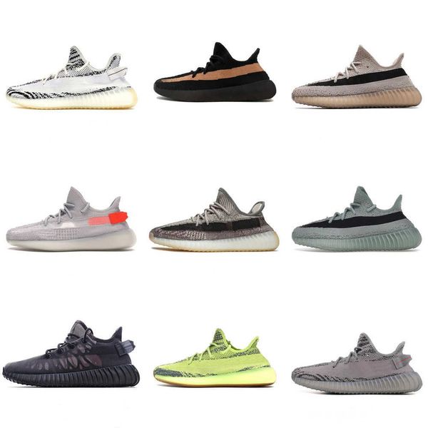 

men women running shoes yeezzys bone beluga reflective onyx slate black white hyperspace dazzling blue flax zebra sneakers 3t0x