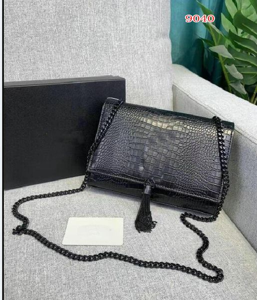

designer handbags women shoulder bags totes black calfskin classic diamond quilted bag chains double flap medium pu leather cross body gtd