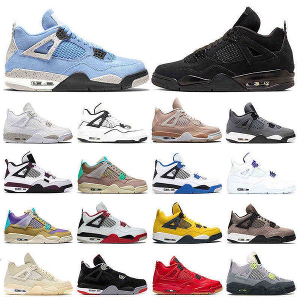 

mens sneakers basketball shoes 4s white oreo university blue black cat taupe haze fire red purple metallic diy motorsports womens sports