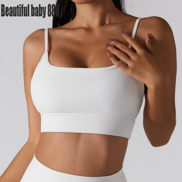 

t-shirt meqeiss push up underwear vest women gather high elastic solid fitness bras shockproof quick dry workout bra casual female, White