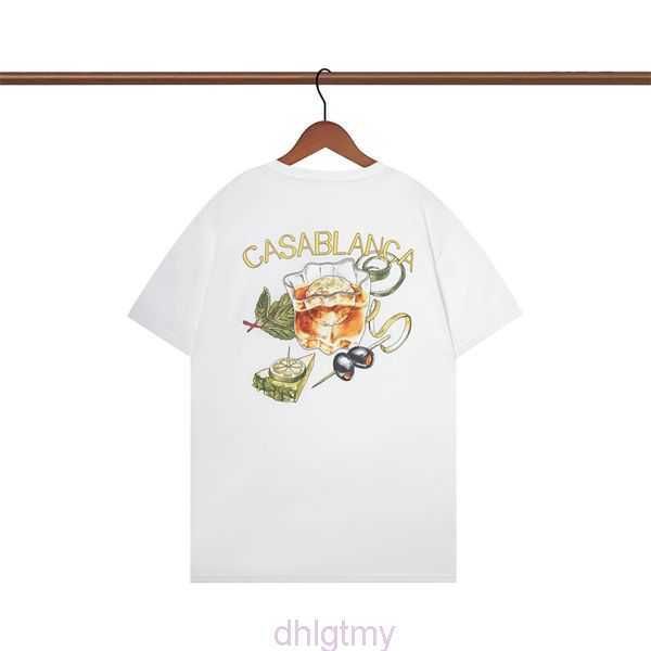 

shirt 2022 t mens designers man womens tshirt with letters print short sleeves summer shirts men loose tees casablanc asian size s-xxl b2is, White;black